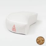 PRANA Basic Tönkölyhéj félhold meditációs jógapárna 36x23x12 cm