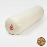 PRANA Premium Tönkölyhéj henger jógapárna 70x20 cm + utántöltő