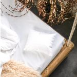 PRANA Pamut szatén fehér huzat 25x30 cm