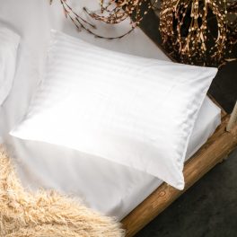 PRANA Pamut szatén fehér huzat 50x70 cm