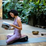 PRANA Imagine Tönkölyhéj kerek meditációs jógapárna