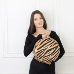 PRANA Safari Tönkölyhéj kerek meditációs jógapárna - Tiger