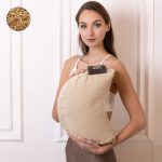 PRANA Bombay Tönkölyhéj félhold  meditációs jógapárna - Beige