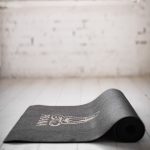 PRANA Prémium "Golden Luxury", jógamatrac  hordozó hevederrel