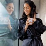 PRANA Luxury Home kimonó Black