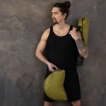 PRANA Bombay meditációs jógapárna szett - Olive Green