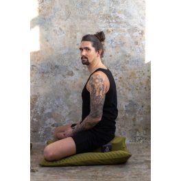   PRANA Bombay Plus meditációs jógapárna szett - Olive Green